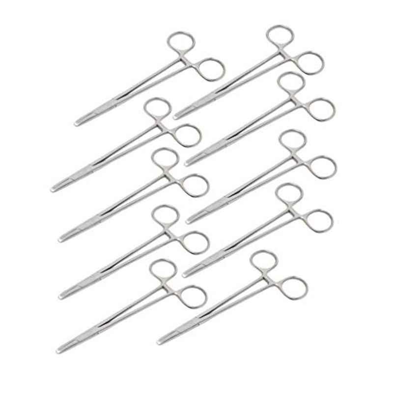Forgesy 6 inch Stainless Steel Mayo Hegar Needle Holder, SUNX102 (Pack of 10)