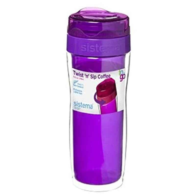 Sistema Purple Twist N Sip Cofffee Bottle