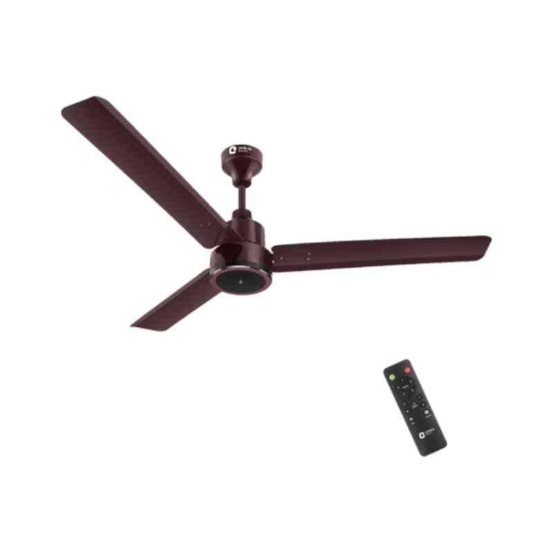 Orient Ujala Prime 32W 350rpm Brown BEE-5 Star BLDC Motor Ceiling Fan with Remote & 3 Years Warranty, LED Indicator, Sweep: 1200 mm