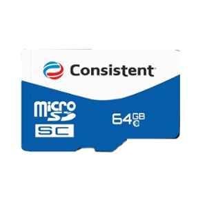 Consistent 64GB 80Mbps MicroSD Card, CTM10064-S