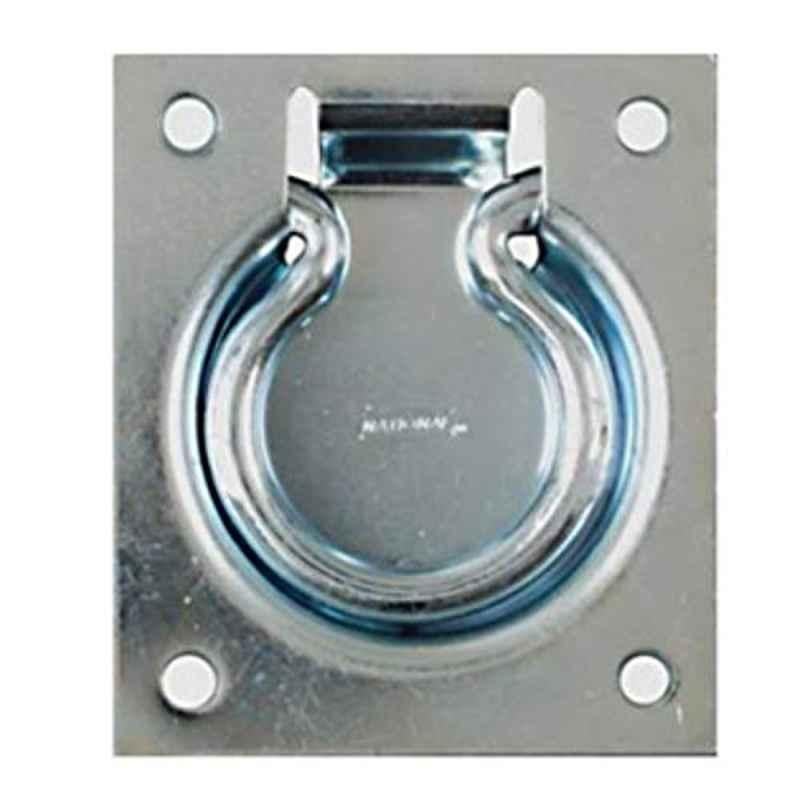 National Hardware Stainless Steel Zinc Plated Flush Ring Pull Handle, N203-752