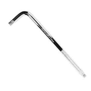 Freemans 1/2 inch 300mm Chrome Vanadium Steel Silver Mirror Finish L-Type Handle, DLH12-300