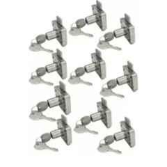 Senkiddpro Stainless Steel Chrome Plated Multipurpose Cabinet Lock (Pack of 10)