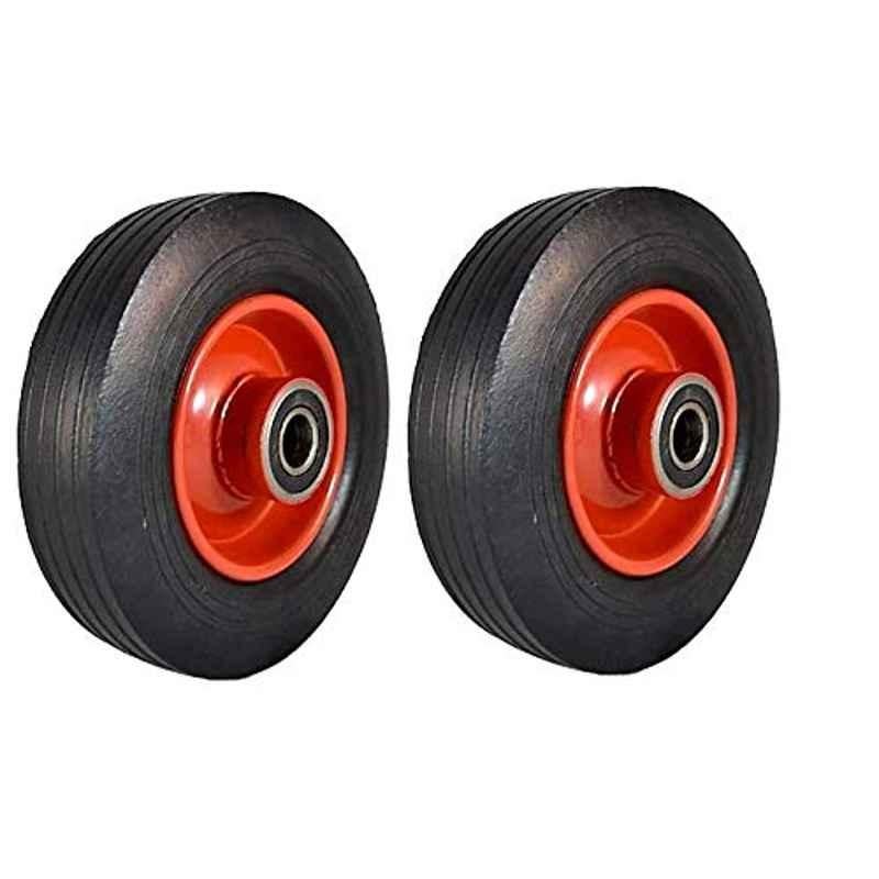 NJM 10inchx20mm Wheel for Hand Trolley (Pack of 2)