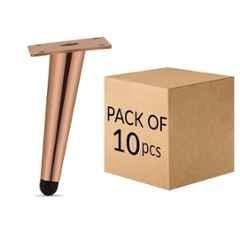 Plantex Heavy Duty Stainless Steel 6 inch Sofa Leg/Bed Furniture Leg Pair for Home/Furniture Sofa Legs for Table/Support Legs/Furniture Leg Rose Gold Set of 10 Pcs