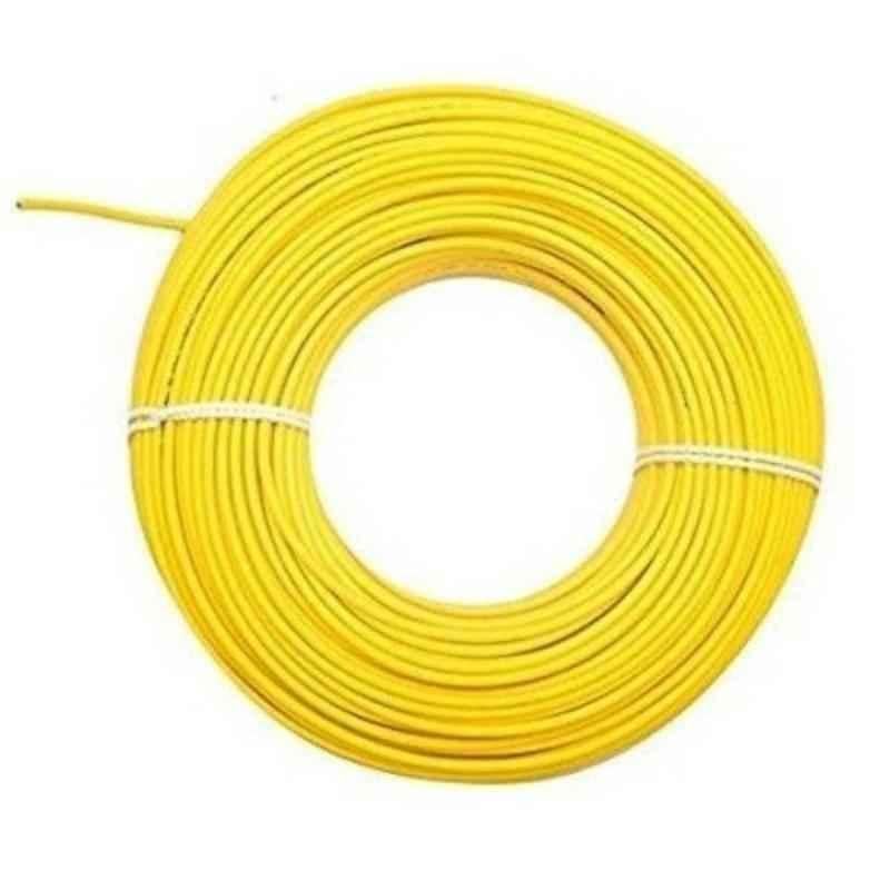 Olive Premium 6 Sqmm 90m Yellow PVC Insulated Multistrand Single Core Flexible Wire, OP07