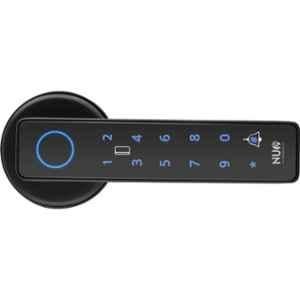 Nuo Smart RH45 Aluminium & Stainless Steel Black Matte Door Lock, NU-SLRH45-0425
