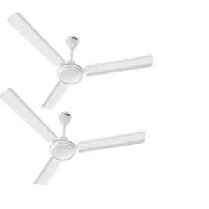 Modi Advance 50W 405rpm Copper Winding White Ceiling Fan with 2 Years Warranty, Sweep: 1200 mm (Pack of 2)