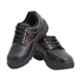 Indcare Fighter Leather Steel Toe Black Work Safety Shoes, Size: 10 (Pack of 20)