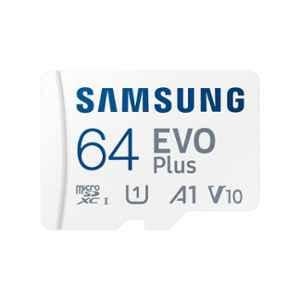 Samsung EVO Plus 64GB MicroSDXC UHS-I U1 FHD & 4K UHD Memory Card with Adapter