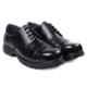 Rich Field SGS1130BLK Leather Low Ankle Steel Toe Black Work Safety Shoes, Size: 10