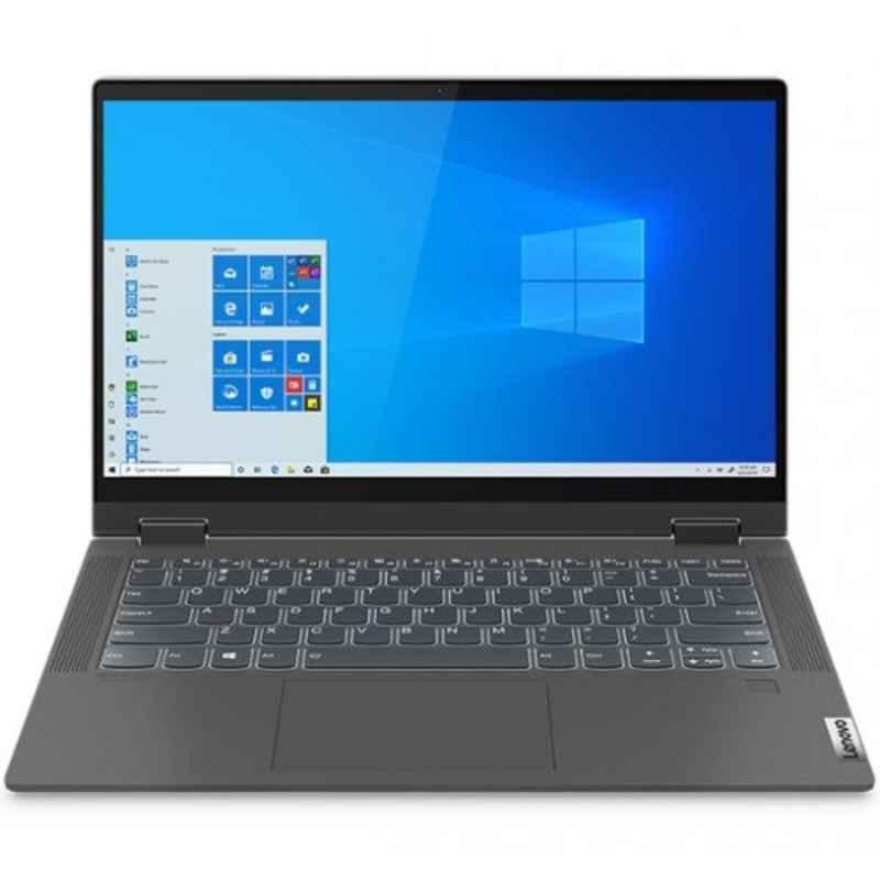 Lenovo IdeaPad Flex 5 Grey Laptop with 10th Gen Intel Core i7 1065G7/8GB/512GB SSD/Win 10 Home & 14 inch Full HD Display, 81X1003AAX