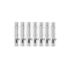 Fastgear Stainless Steel Silver Matt Finish Push to Close Tower Bolt, FG2162 (Pack of 7)