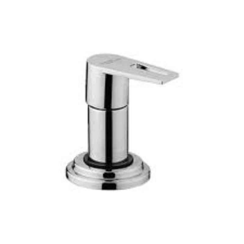 Hindware Amazon Chrome Brass Exposed Part of Concealed Stop Cock with Fitting Sleeve, F320007