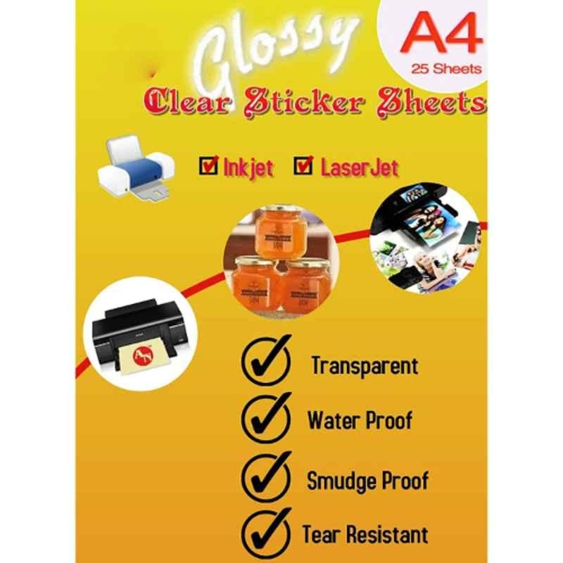 Clear Stickers - Transparent, Tear-Proof, and Durable