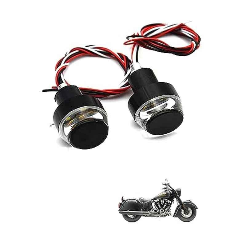 Kozdiko 2 Pcs Dual Colour Motorcycle LED Indicator Turn Signal Handle Bar Light Set for Indian X Chief Dark House