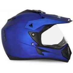 Vega Off Road Dull Blue Flip-Up Motorbike Helmet, Size (L, 580 mm)