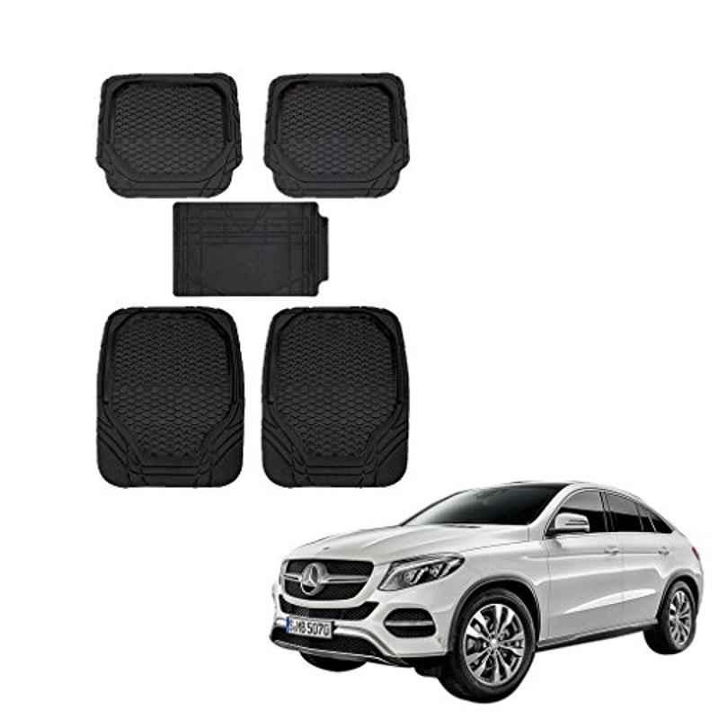 Kozdiko 8855TW 5 Pcs Rubber Black Rubber Car Mat Set for Mercedes Benz GE-Class