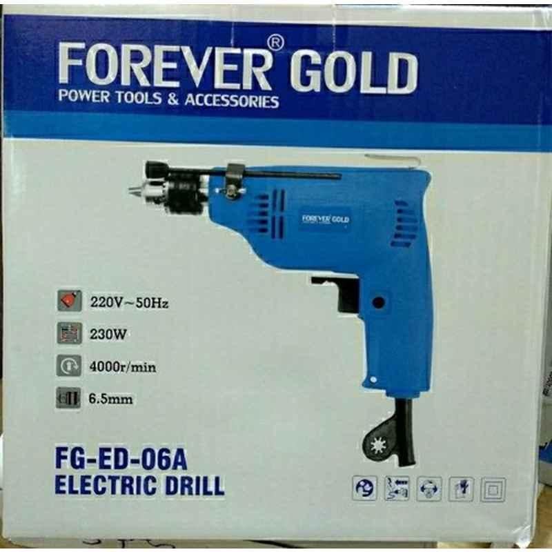 Forever Gold 230W 4000rpm Blue Drill Machine, FG-ED-06A