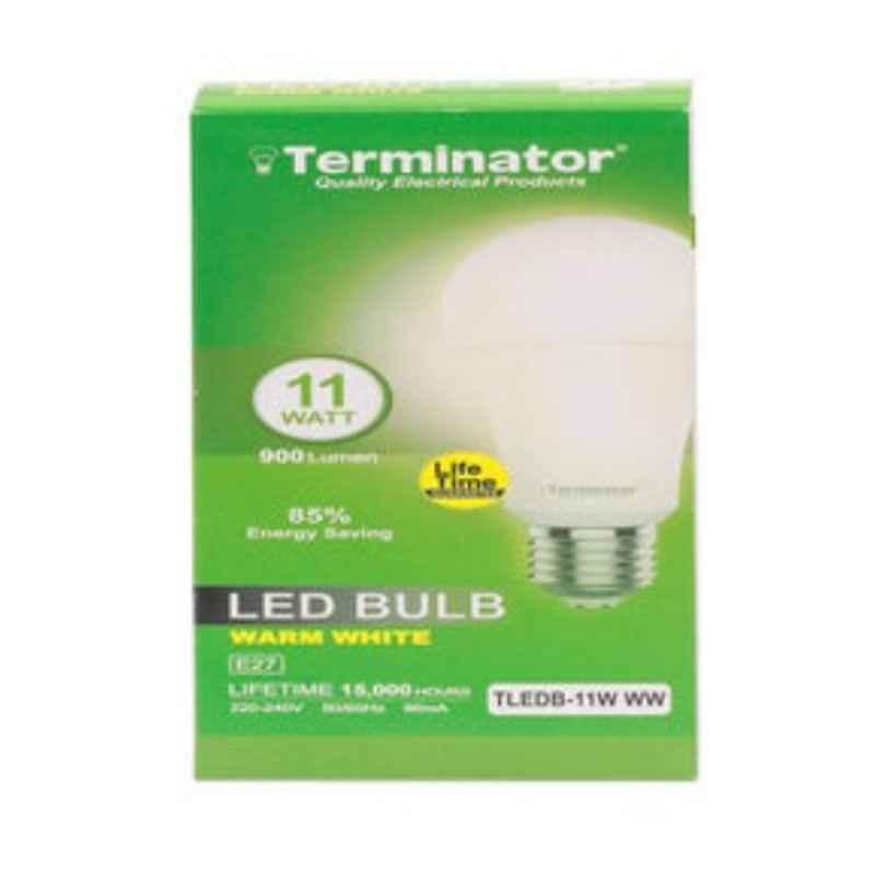 Terminator 11W Warm White E27 LED Bulb, TLEDB-11W-WW