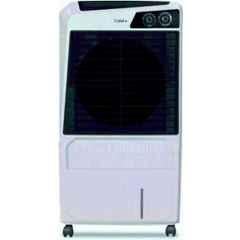 Hindware Calisto 105 Litre White & Black Desert Air Cooler with Woodwool Pad & 1 Year Warranty