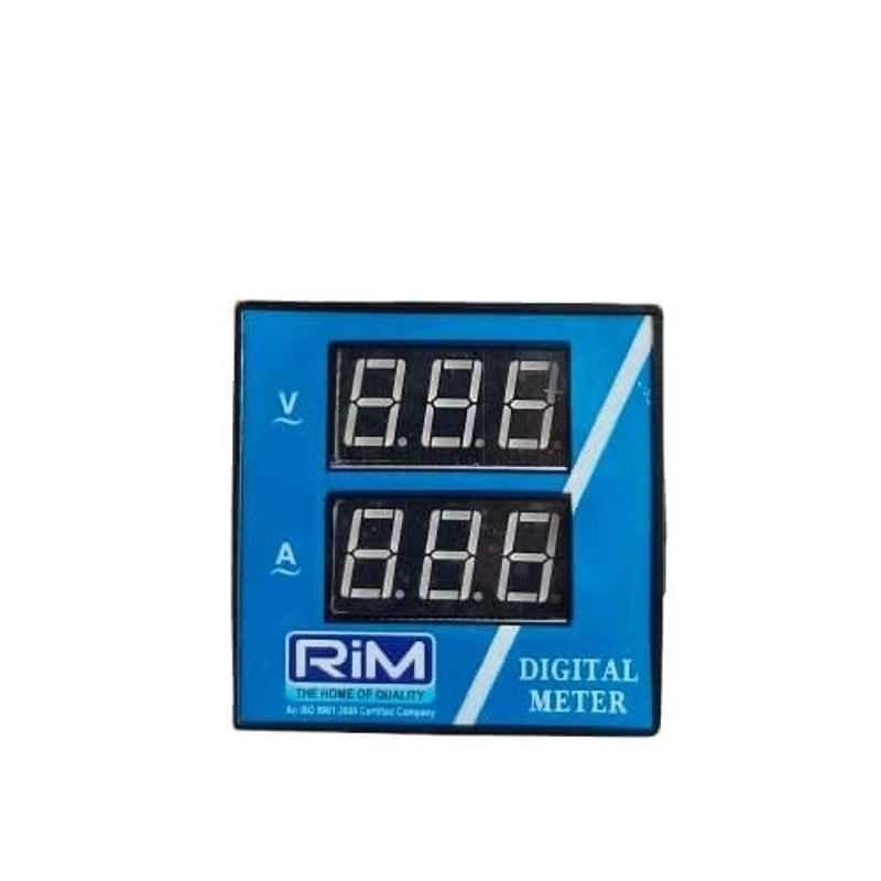 RiM 1-60A 50-600V Digital Volt & Ampere Meter for Submersible Panel