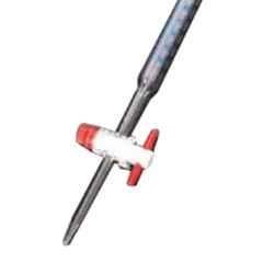 New Verma 300x200mm Steel Retort Burette Stand with Plastic Big Side Hole (Pack of 5)