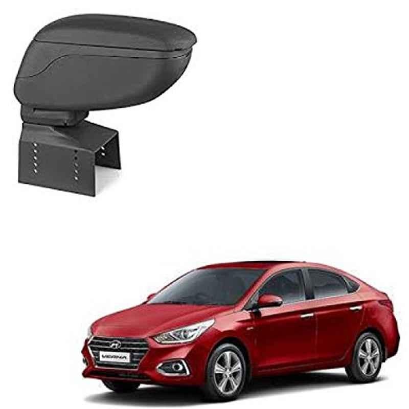 Kozdiko RMA145 Black Car Armrest Console for Hyundai Verna nextgen 2017