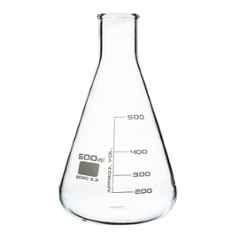 ABGIL 500ml Borosilicate Glass Conical Erlenmeyer Narrow Mouth Conical Flask, ABG1487