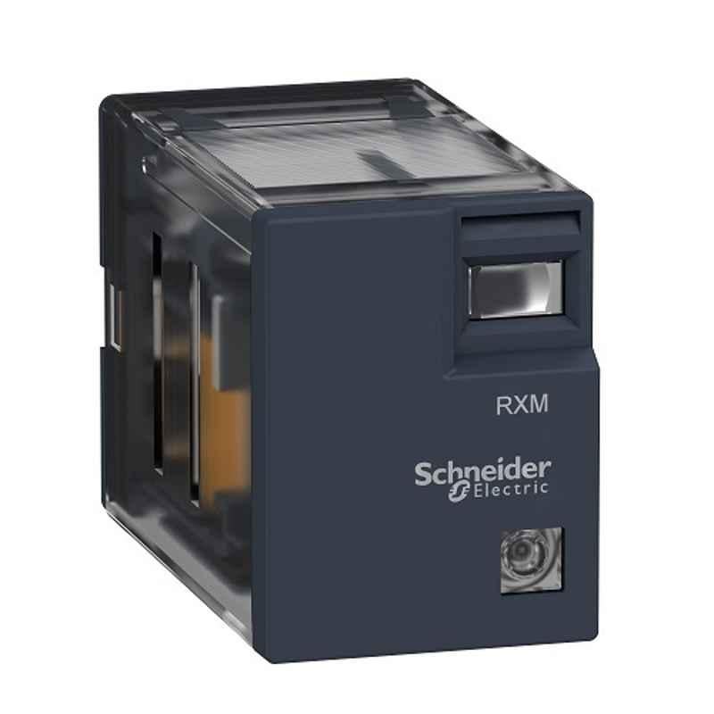 Schneider 230 VAC 5A Zelio Miniature Plug Relay, RXM2LB2P7