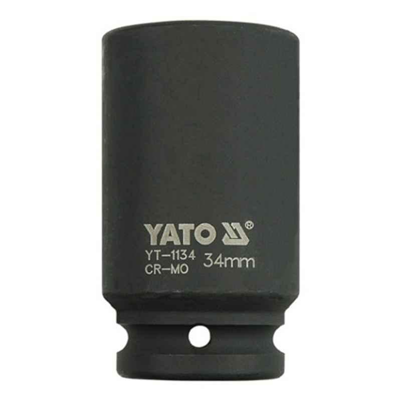 Yato 34mm Chrome Vanadium Deep Impact Socket, YT-1134