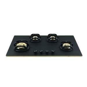 Faber Verona HD904 4 Burners Auto Ignition Toughned Glass Built in Hob, 106.0711.350