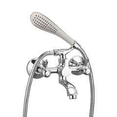 Ocean 3in1 Single Lever Wall Mixer with Hand Shower Provision for Hot and  Cold Water/Chrome Finish/Brass Material