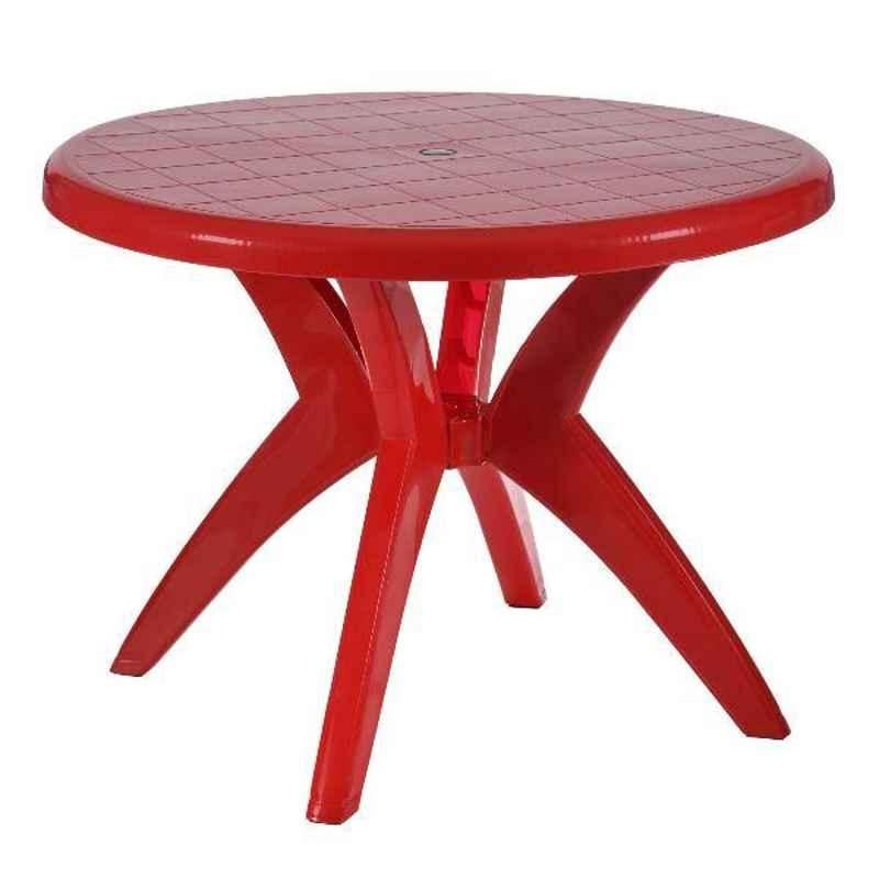 Buy Supreme Furniture Bistro Foldable, Round Plastic Table, Suitable for  Indoor & Outdoor(Coke Red) Online at Best Prices in India - JioMart.