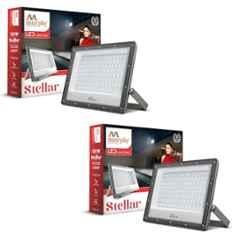 Murphy Stellar 200W 6500K Aluminium Cool White LED Flood Light for Outdoor (Pack of 2)