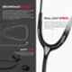 MDF Acoustica Lightweight Dual Head All Black Stethoscope, MDF747XPBO