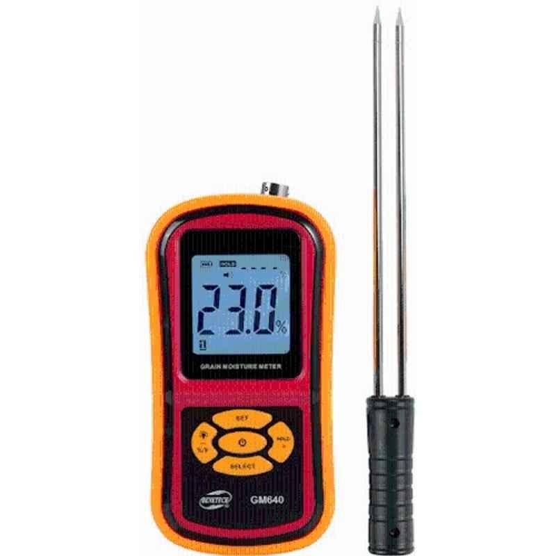 Kerro GM-640 10mm Digital Grain Moisture Meter with Measuring Probe & Digital Display