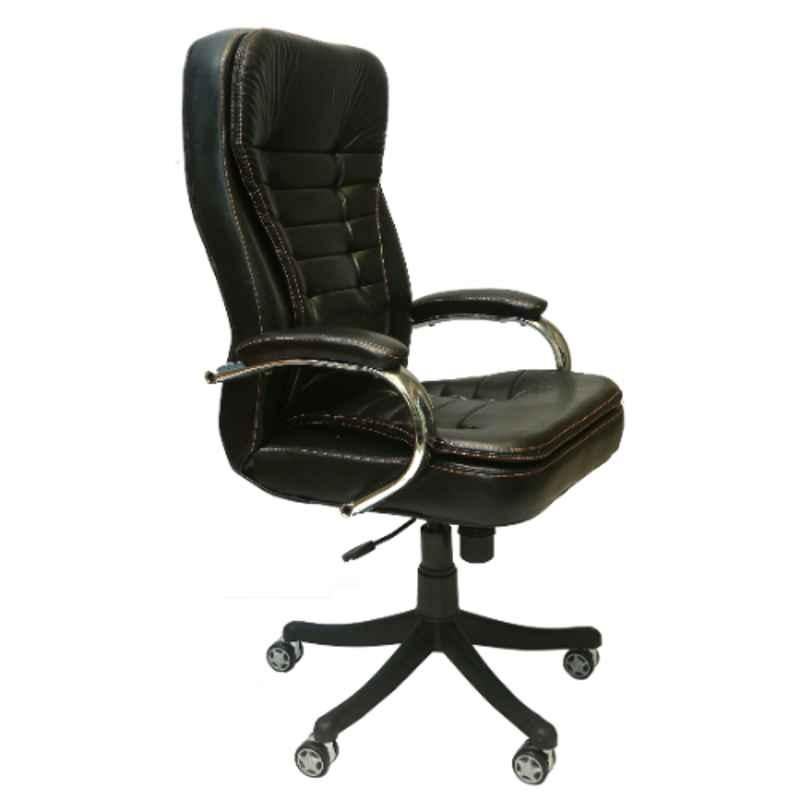 Veeshna Polypack Fabric Brown High Back Office Executive Chair, CRH-1043