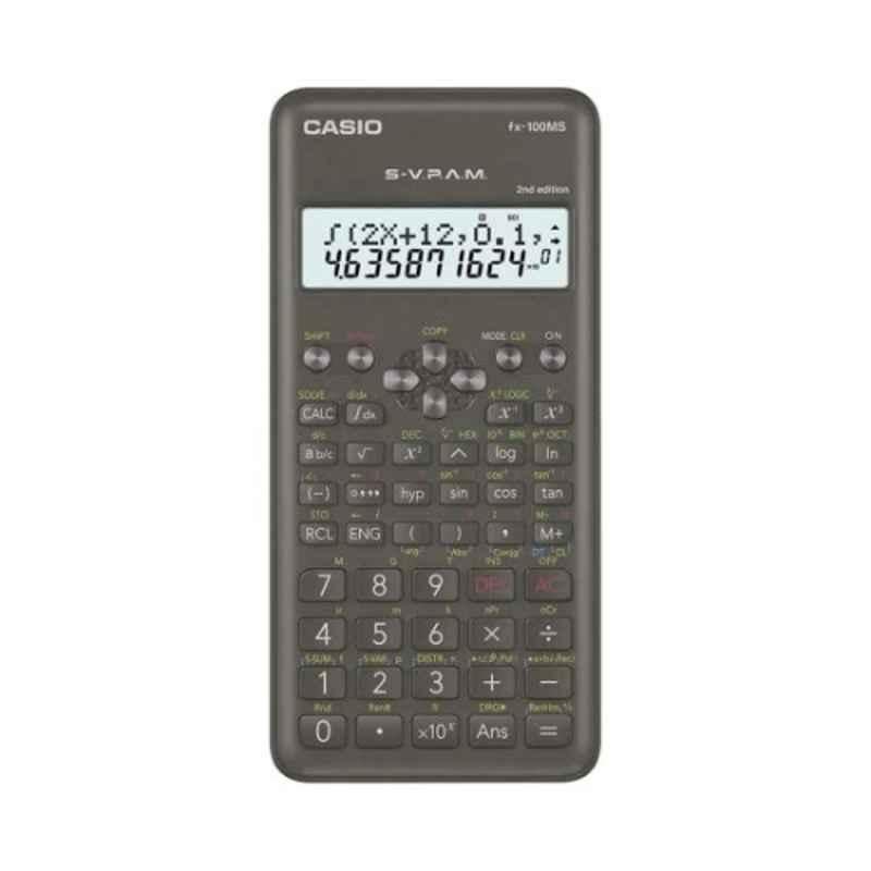 Casio FX-100MS Plastic Black & Yellow 12-Digit Scientific Calculator