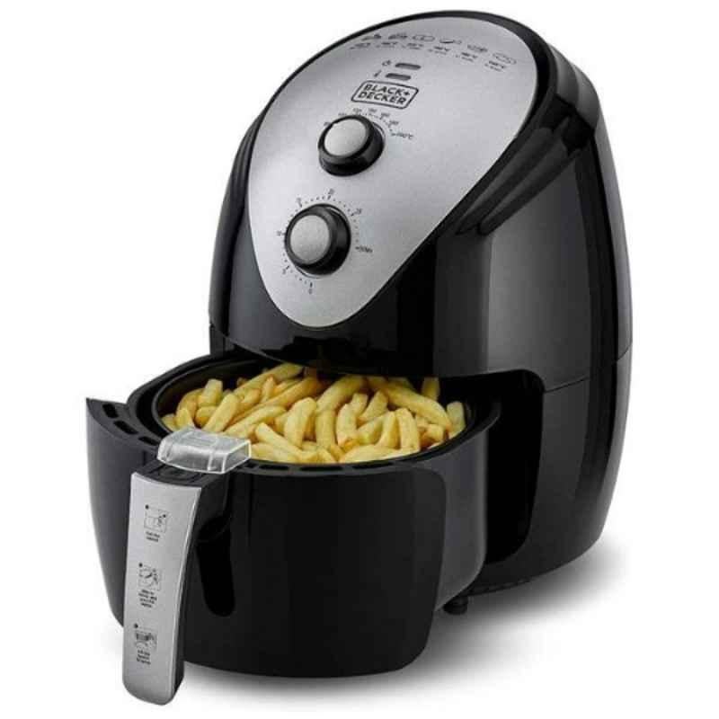 Black & Decker AeroFry 3.5L Black Manual Control Air Fryer, AF150-B5