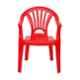 Italica Polypropylene Red Baby Arm Chair, 9602