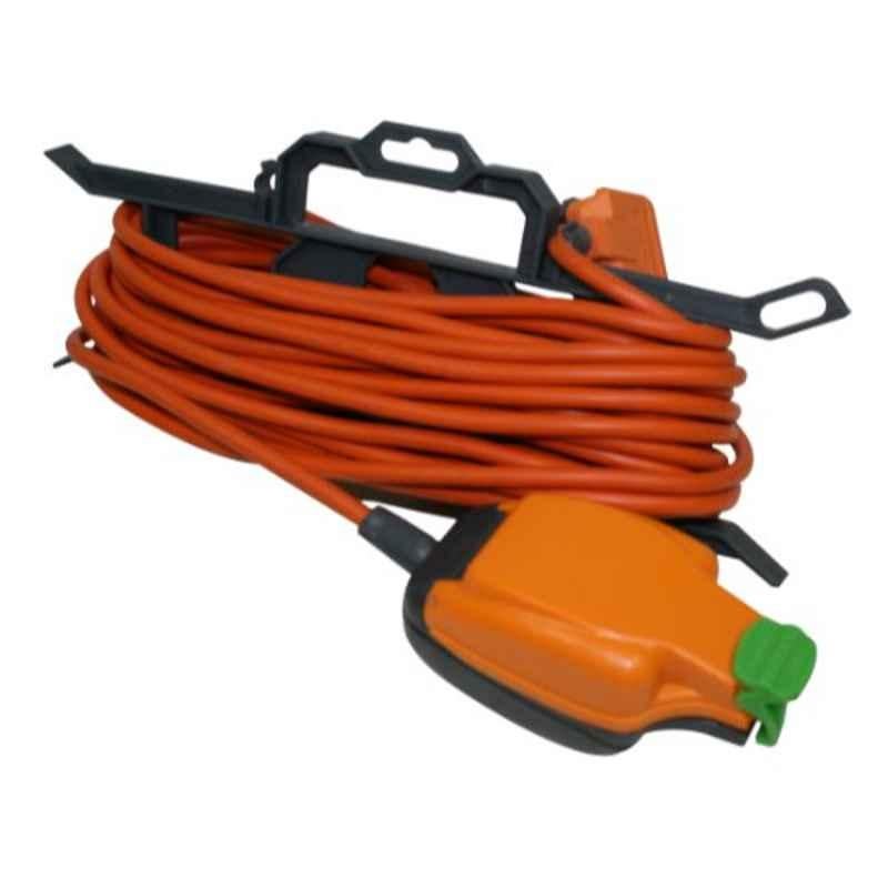 Masterplug 15m Orange Weatherproof Extension Cord, CT1513P/IPS