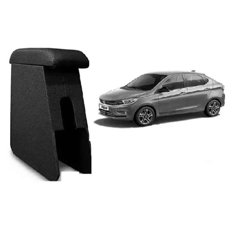 Sca Black Wooden Tata Tigor All Model Armrest Console