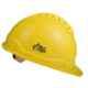 Allen Cooper Yellow Polymer Ratchet Type Safety Helmet with Chin Strap, SH722-Y (Pack of 3)