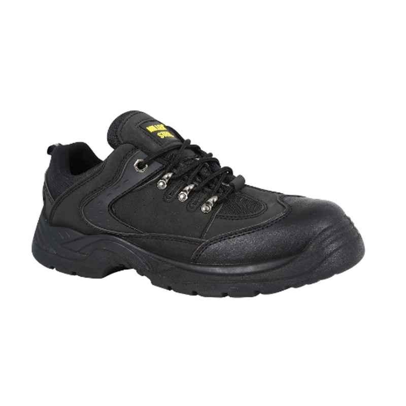 Miller MEBM Steel Toe Black Safety Shoes, Size: 46