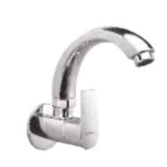 Somany Bellis Brass Chrome Finish Sink Tap with Swinging Spout, 272211110131