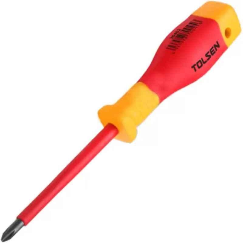 Tolsen PZ0x60mm Insulated Pozi Screwdriver, V30600