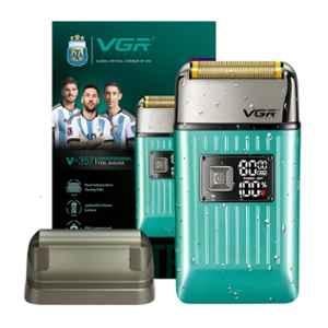 VGR V-357 Aqua Green Professional Foil Shaver with 150min Run Time for Men & 2 Years Warranty