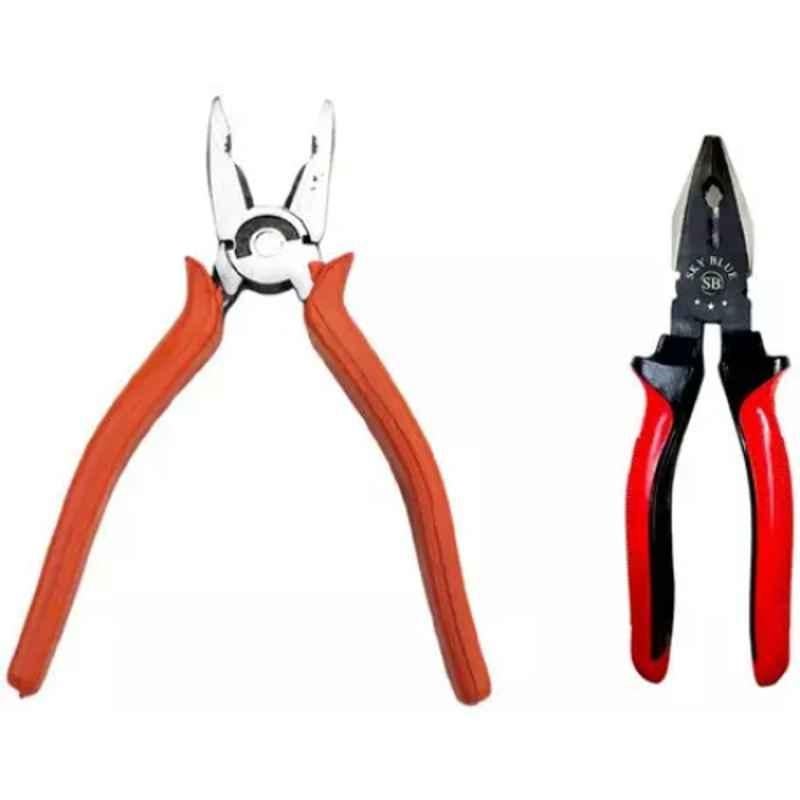 Sky Blue 2 Pcs 7.8 inch Groove Plier Combo, SBE_PLIER COMBO_522