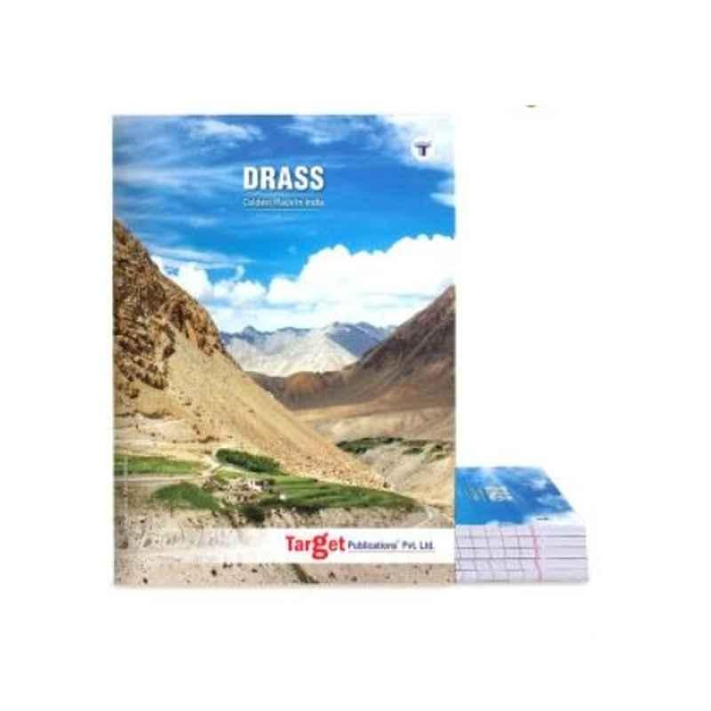 Target Publications Drass India Series Regular 164 Pages Multicolour Ruled Long Notebook (Pack of 6)